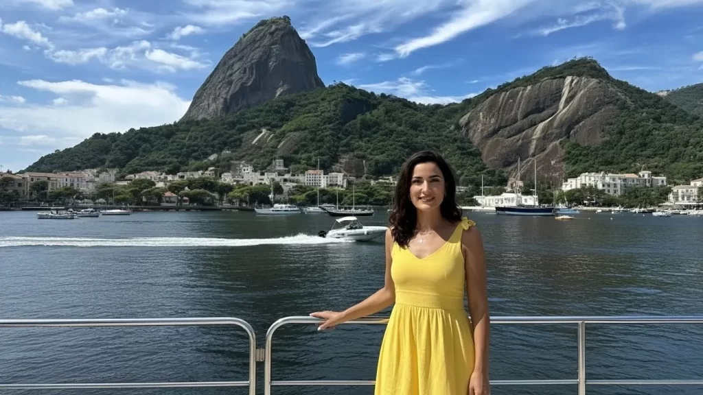 A vista da Baía de Guanabara